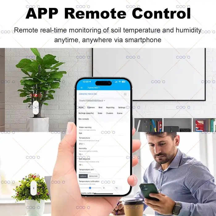 Zigbee – testeur de sol intelligent
