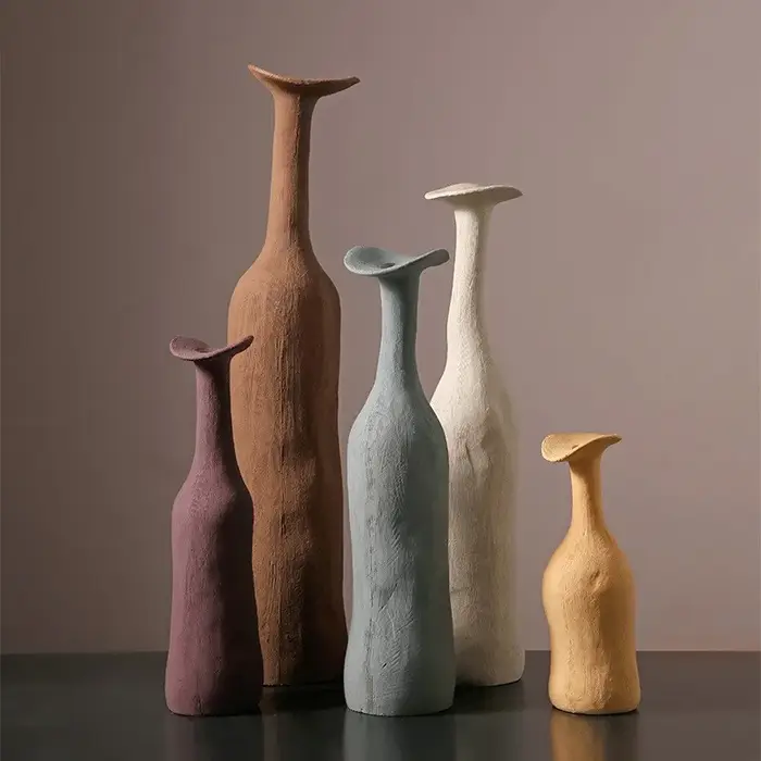 Petit vase en céramique de style nordique