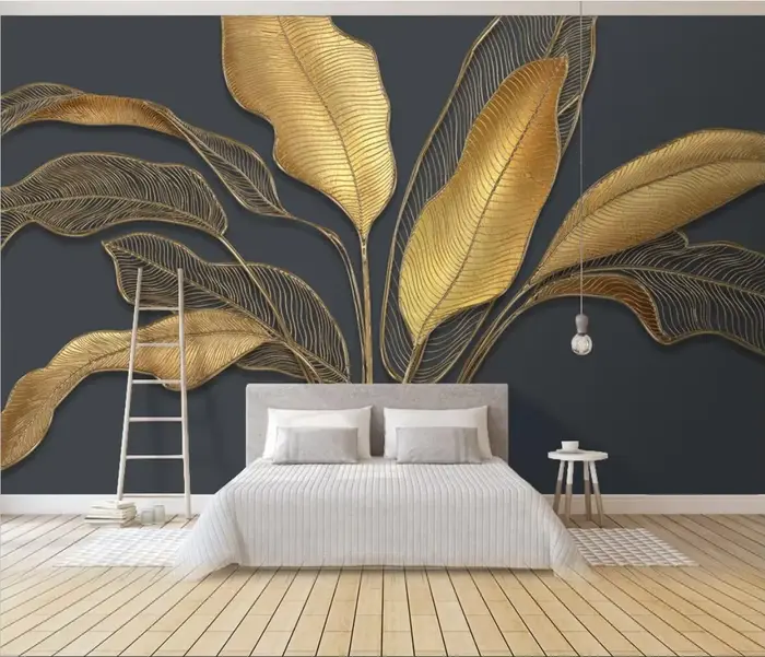 Papier peint Photo avec plantes tropicales