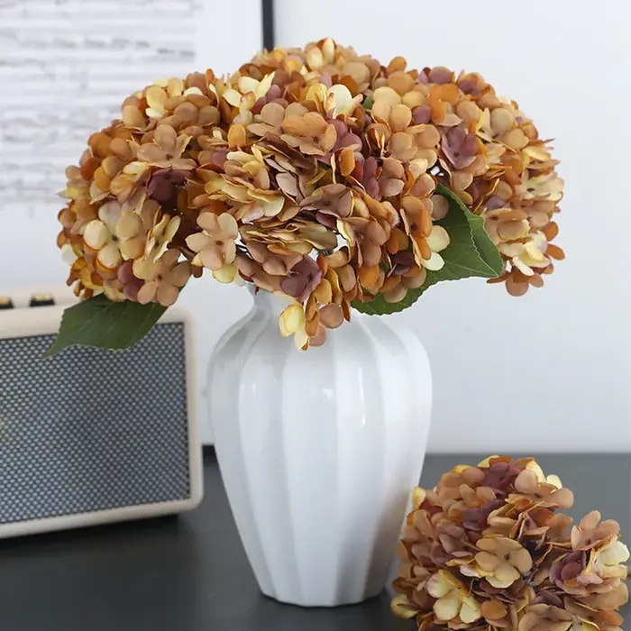 Hortensia artificielle d'automne