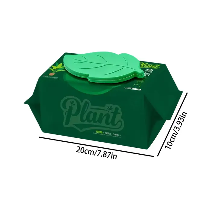 Lingettes nettoyantes pour feuilles de plantes