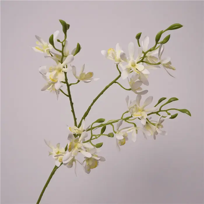 Nouveau Style chinois décoratif fleur artificielle branche unique réaliste Milan fleur fausse fleur 