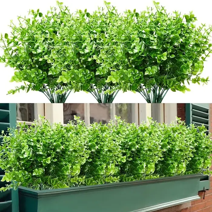 Fleurs artificielles Plantes Vert Arbre De Noël Couronne De Mariage Maison Chambre Table Décor En Plein Air Rebord De La fenêtre Bonsaï Photographie Accessoires