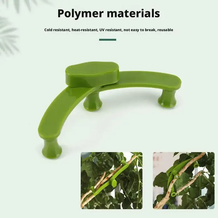 Clips de cintreuse de branches de plantes réutilisables