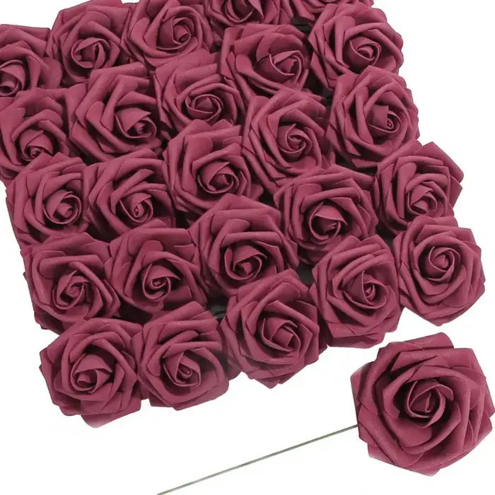 Roses Artificielles en Mousse PE