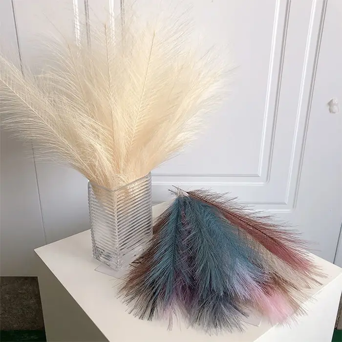 Pampa Moelleux Enge Boho Décoration Fleur Artificielle