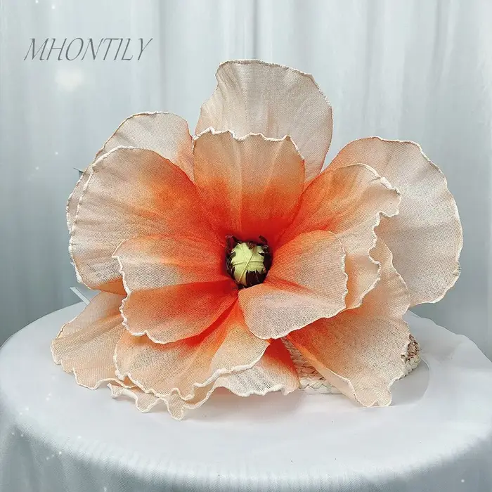 Fleur de pavot artificielle géante de 30 cm pour décoration de maison et jardin