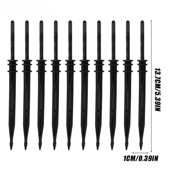 Goutteur à flèche droite pour système d'irrigation, micro-goutteur pour jardin, plantes et fleurs