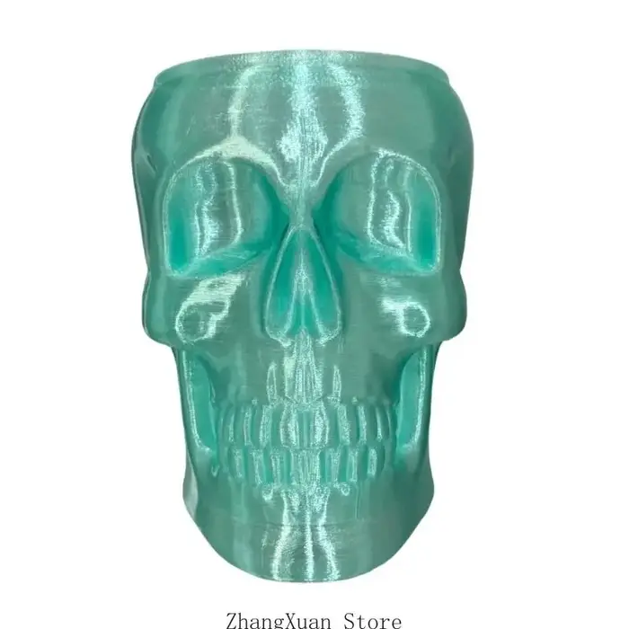 Vase d'affichage crâne pour petite feuille branche sèche, utilisation en intérieur 3XUF