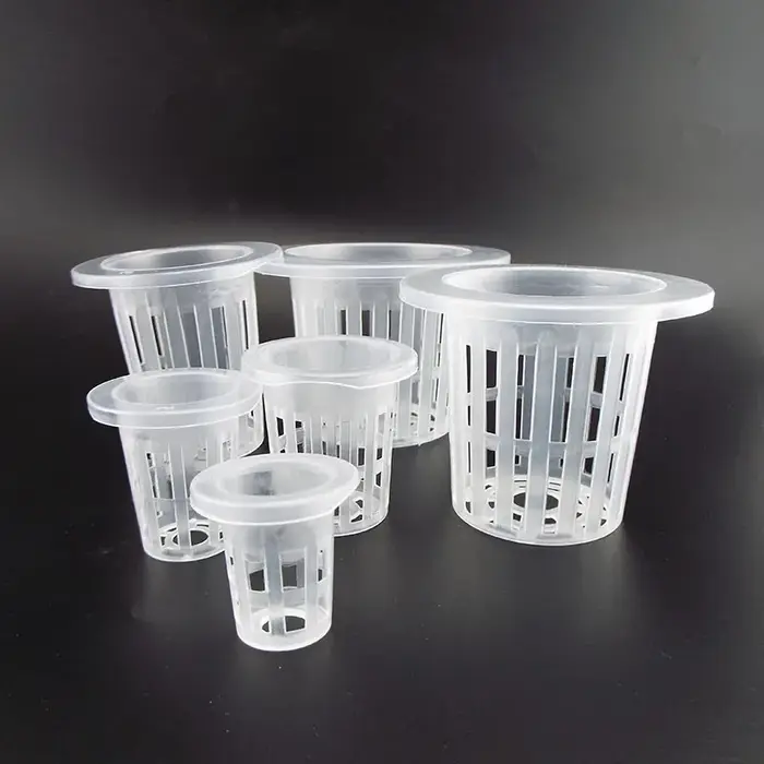 50 pièces colonisation hydroponique maille plante cultiver pot net pépinière tasse panier support hy