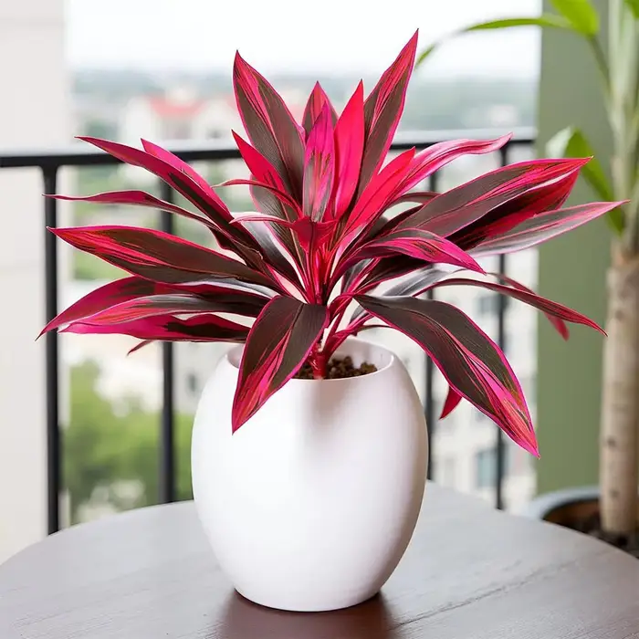 Plante artificielle Cordyline Ti à 12 feuilles