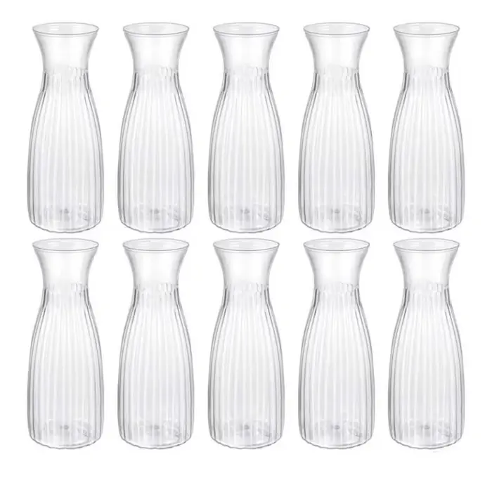Vase à fleurs en plastique Transparent