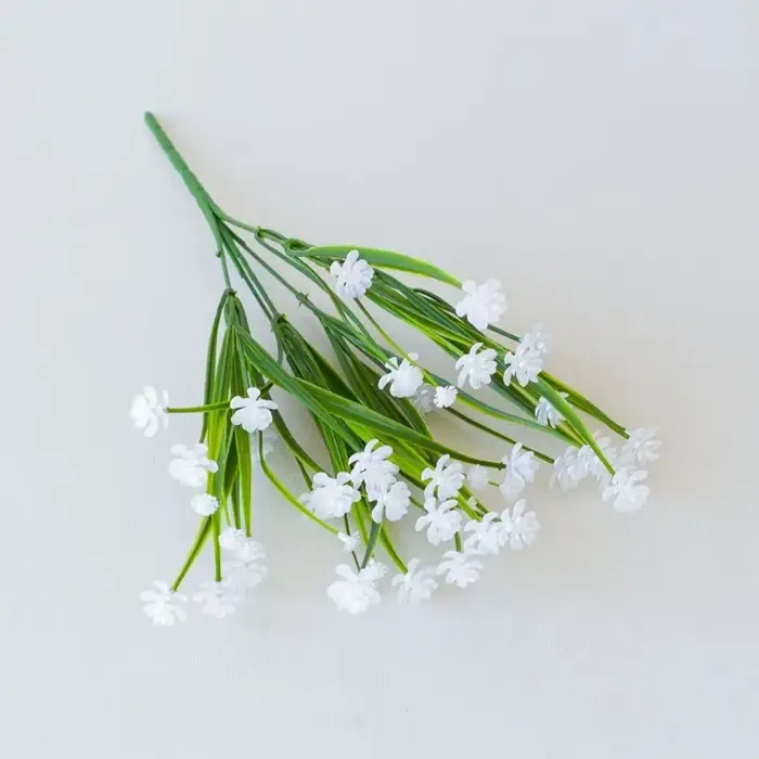 Bouquet de camélia de printemps en plastique, 5 pièces, fleurs simulées, décoration de mariage, peti