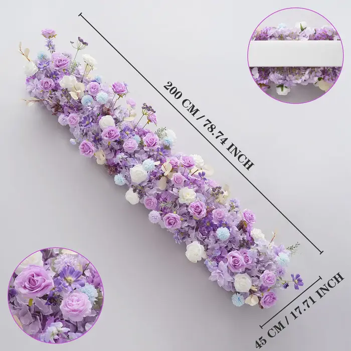 Uflower – fleurs artificielles violettes