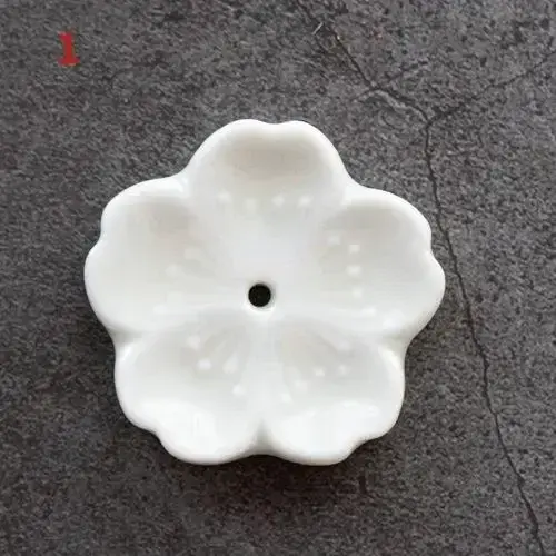 Brûleur d'encens en céramique sans fleur, porte-anciers, encensoir d'aromathérapie, ornement de salon de thé de bureau, décor à la maison
