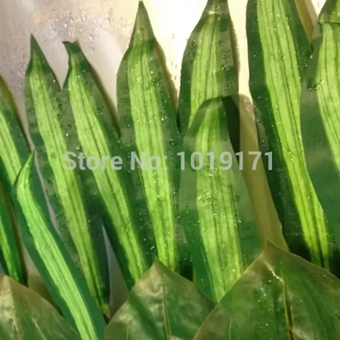 InjFabric-Plante artificielle pour fête, oiseau du Brésil, branche de feuilles de palmier, mariage,