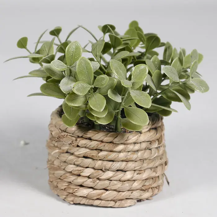 Plante artificielle verte en pot