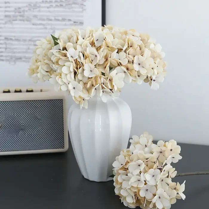 Hortensia artificielle d'automne