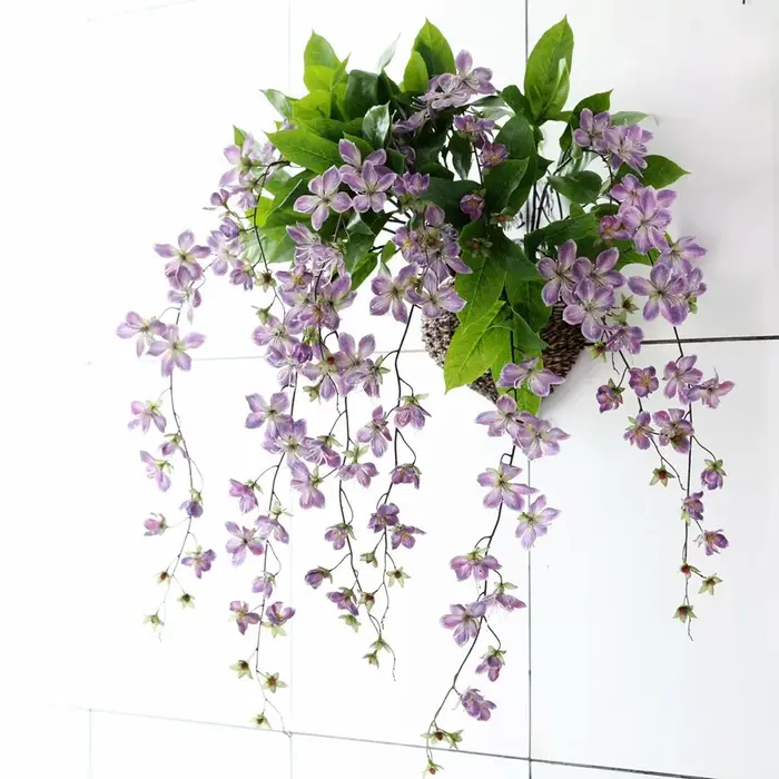 Fleurs de Jasmin Artificielles pour Décoration de Maison