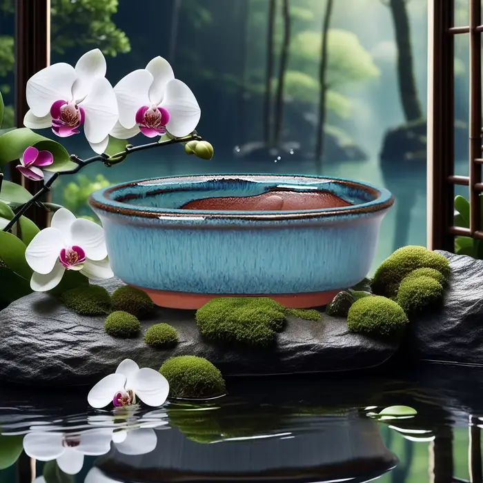 Pot de fleurs en céramique