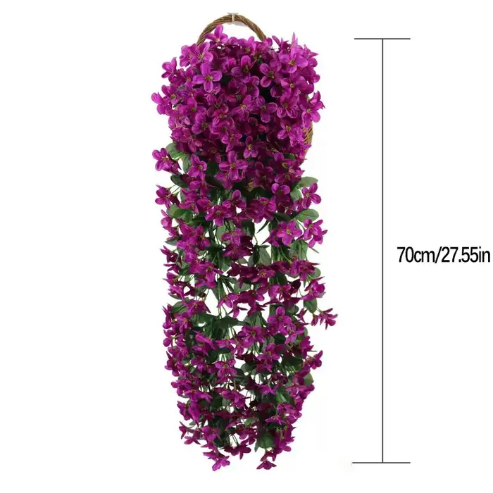 Fleur artificielle violette de 70 cm pour fête