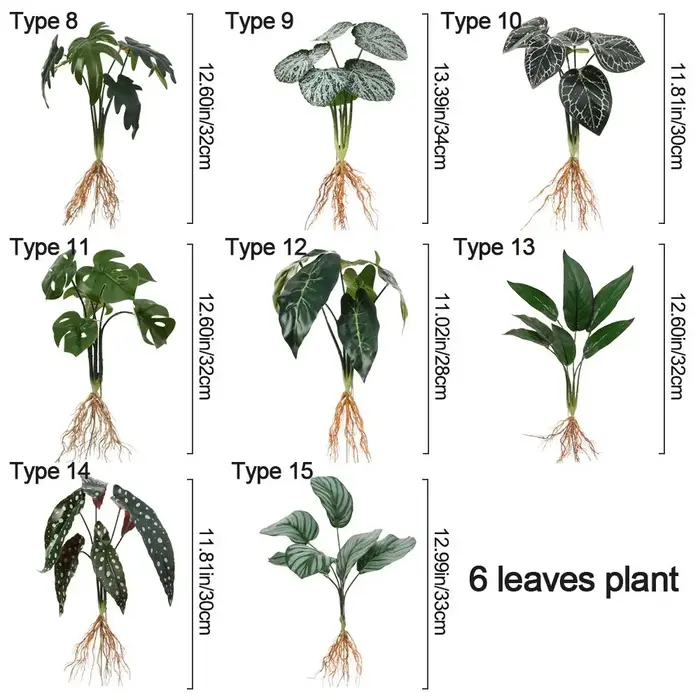 Verdure de simulation de plantes hydroponiques artificielles avec plante racine