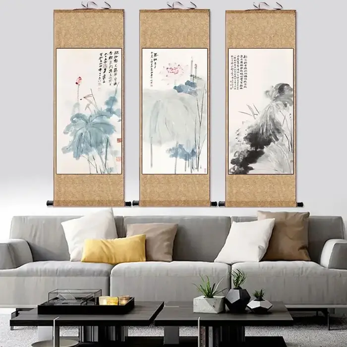 Peinture à l'encre créative élégante pour la décoration intérieure