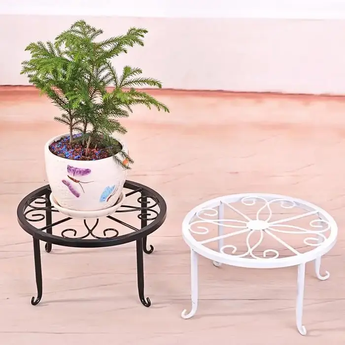 Supports de plantes en métal pour pot de fleur