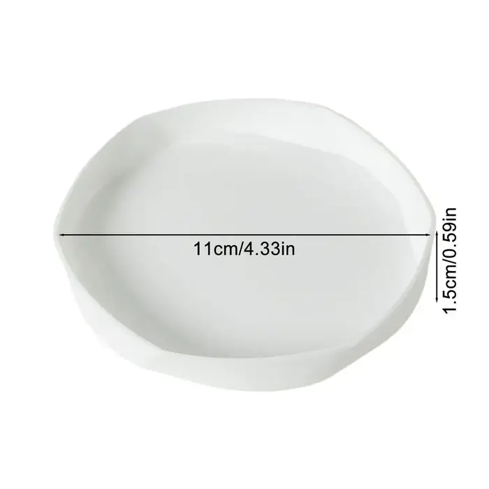 Plateau rond pour pot de fleurs, soucoupe de drainage pour plantes, base épaissie pour drainage des 