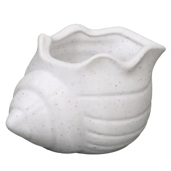 Pot de fleurs amusant en forme de coquillage imprimé en 3D, ornements décoratifs, mini pot de plante