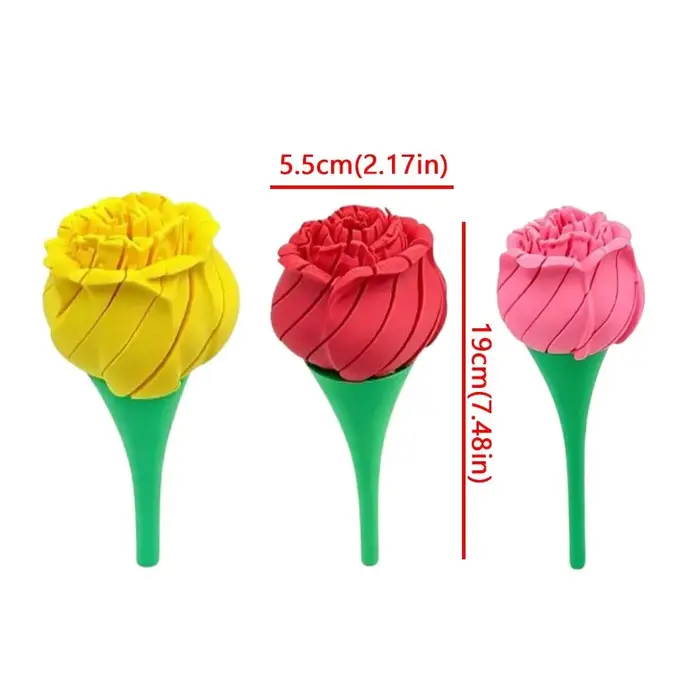Rose torsadée imprimée en 3D, fleur romantique et déformable, jouet anti-stress, cadeau original, décoration de bureau.