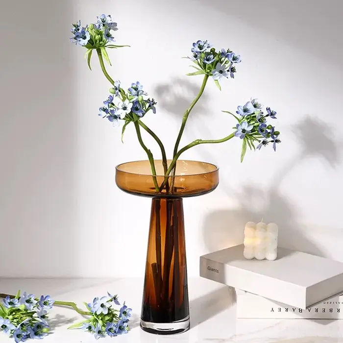 Lot de 3 fleurs artificielles Agapanthus