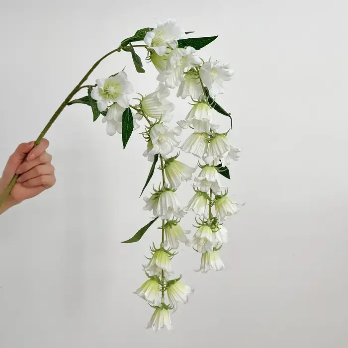 Bouquet de mariée réaliste en soie, fleur de muguet, carillons de décoration de mariage, orchidées, 