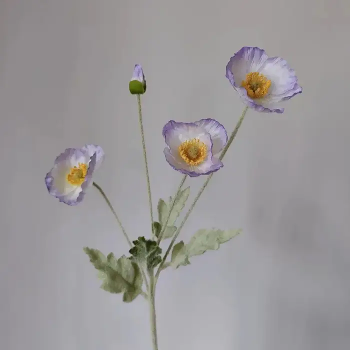 InjFlowers-Faux coquelicot Élà longue tige