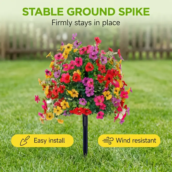 Fleurs artificielles pour l'extérieur