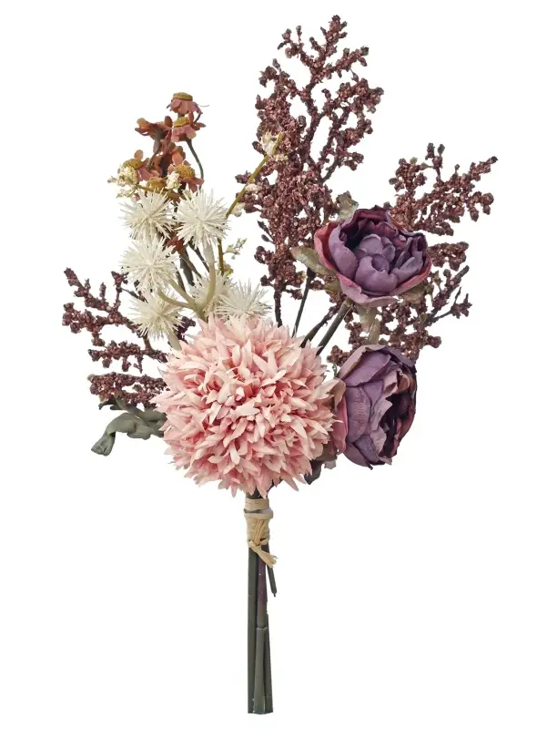 Combinations de fleurs artificielles, bouquets de mariage, décorations DIY pour extérieur, jardin, f
