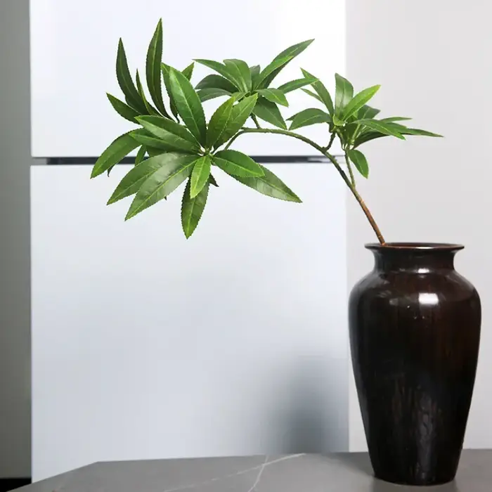 Fleur Artificielle Elaeocarpus Hainanensis, Plante Verte, Décoration de Mariage, Maison, Décoration de Table, Style Nordique Minimaliste, 95cm