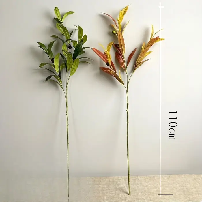 5 pièces de plantes artificielles à toucher réel
