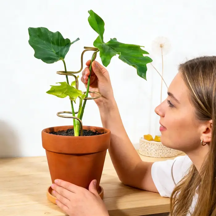 Supports pour Plantes Monstera (2 Pièces) – Supports de Trepieds pour Fleurs