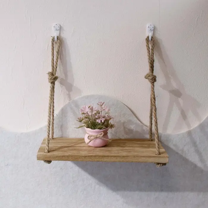 Mini plantes artificielles en pot de fleurs série rose