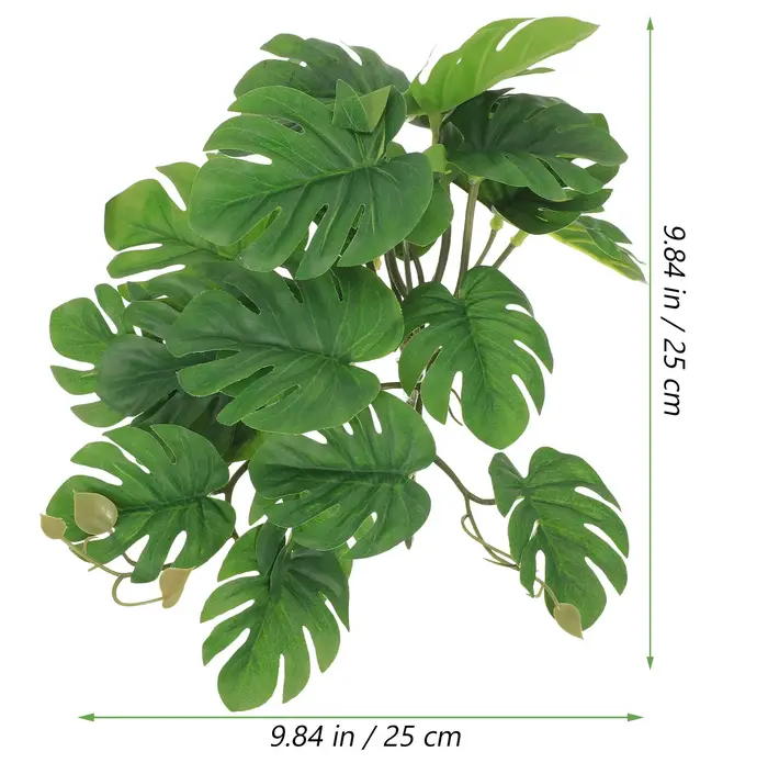 Plantes artificielles de haute qualité pour terrarium de reptiles, ornement pour boîte à lézards, aquarium, aménagement paysager, décoration de plantes artificielles