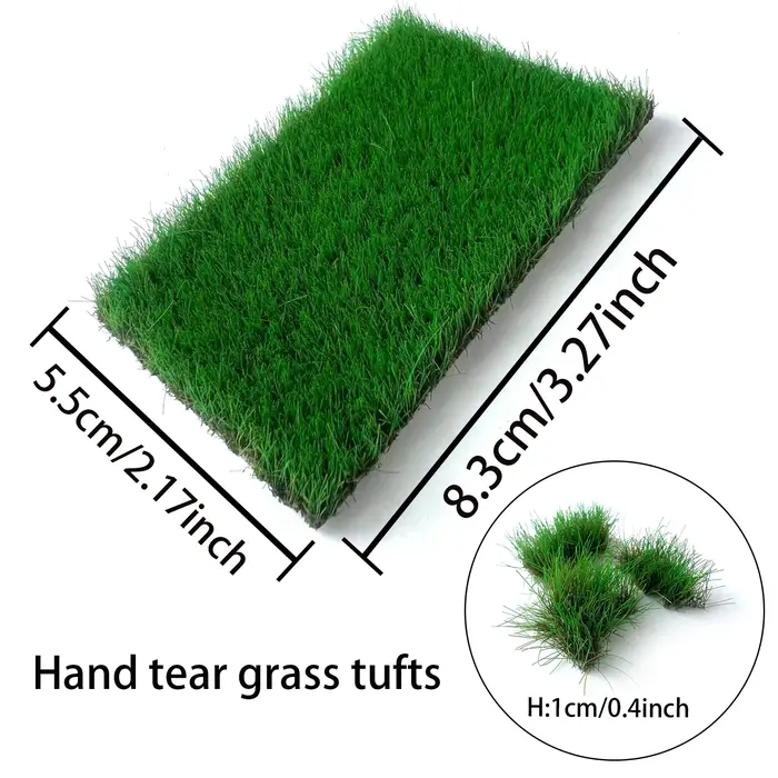 Tufes d'herbe statiques miniatures de 10MM