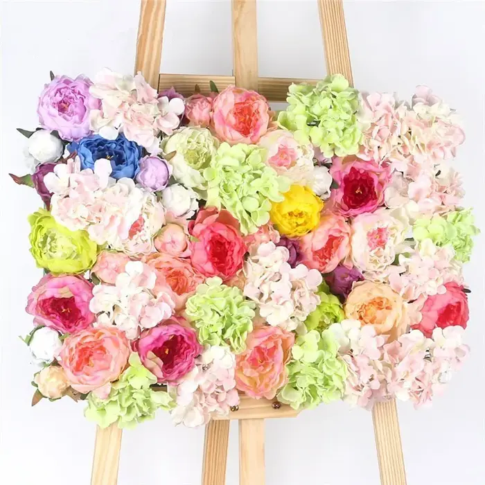 Grandes têtes de fleurs de pivoine