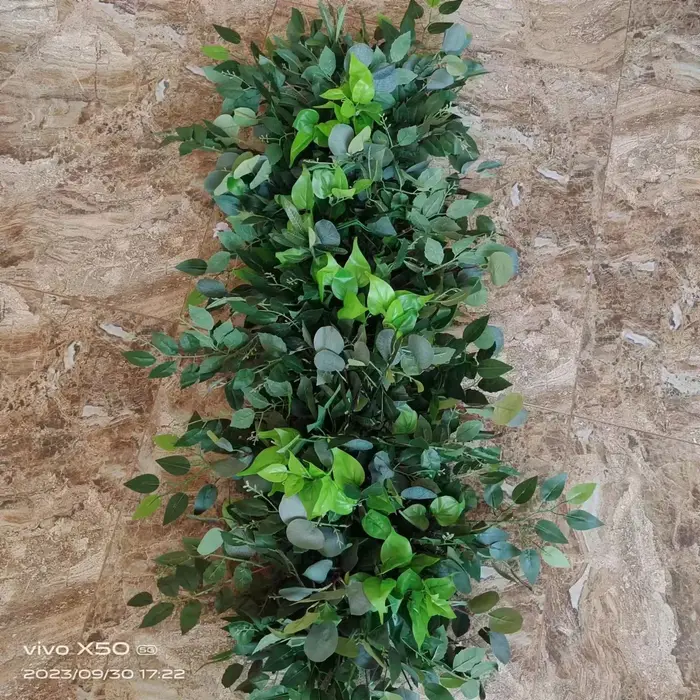 Boule de Plantes Artificielles pour Décoration de Mariage, Décor de Chemin, Plantes Vertes, Boule de Fleurs de Table, Nucleement d'Extérieur