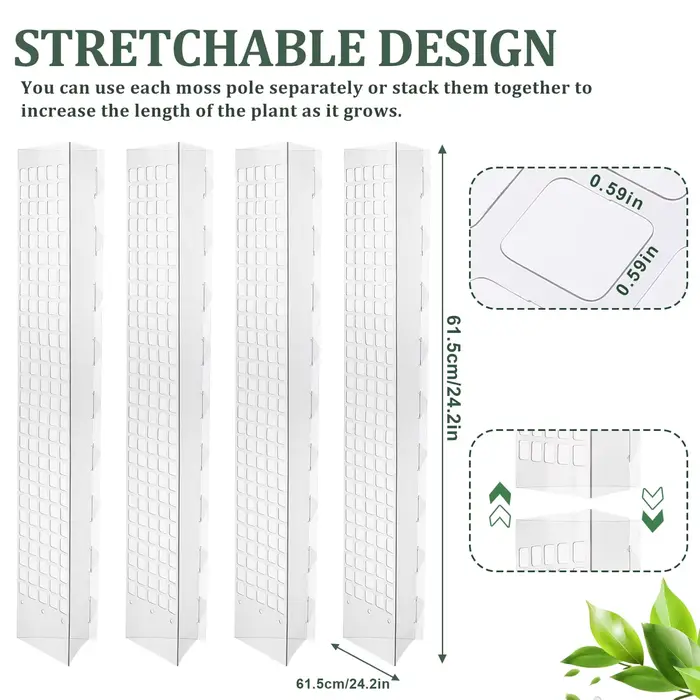 Support de plantes en plastique