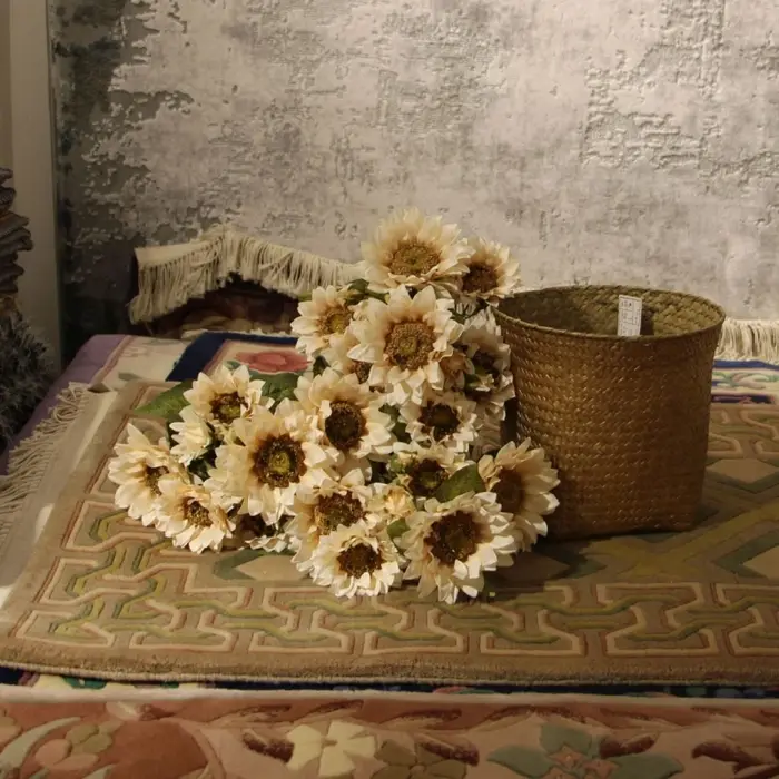 Bouquet de tournesol en soie