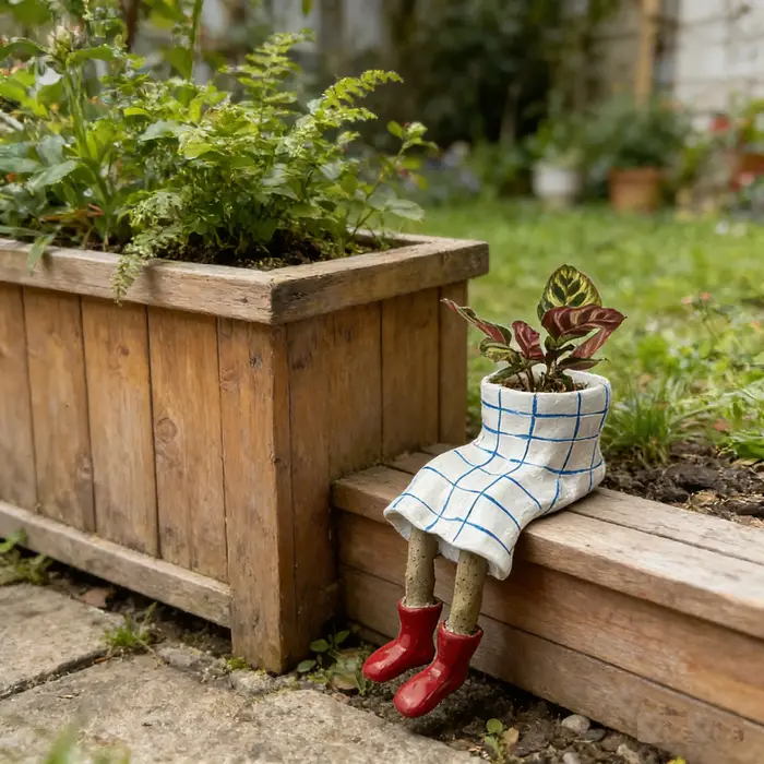 Jardinière créative d'extérieur