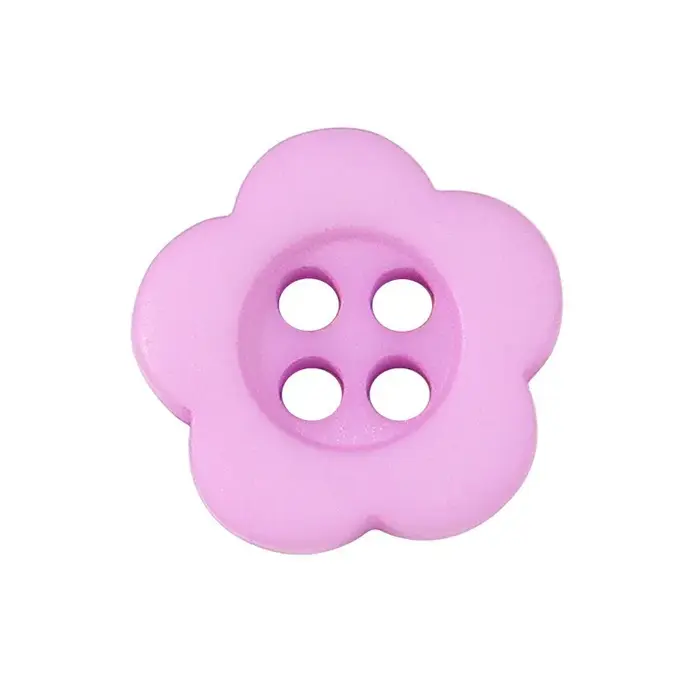 20 pièces/sac créatif fleur de prunier en forme de quatre yeux bouton coloré bricolage couleur bonbon Mini