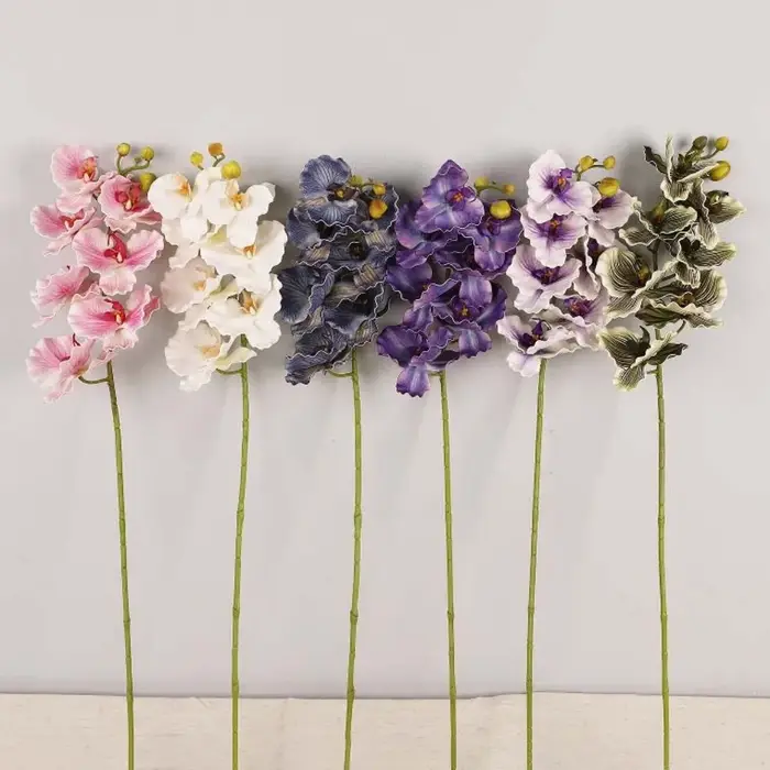 Orchidée Papillon Artificielle Faite à la Main