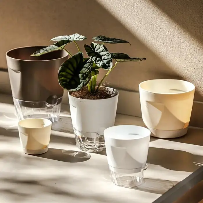 Nouveaux pots auto-arrosants pour plantes d'intérieur